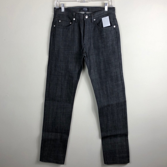 APC New Standard Raw Indigo Denim Jeans 28 Waist - Picture 2 of 9